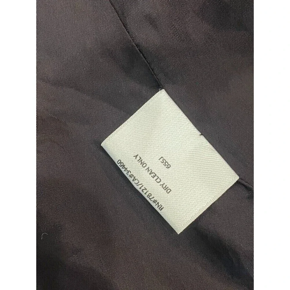 READ! Eileen Fisher Womens Blazer Open Jacket SIZE MEDIUM Wool Blend
